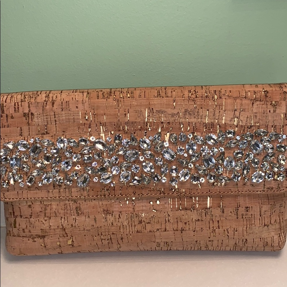 Lilly Pulitzer Georgette Embellished Cork Clutch